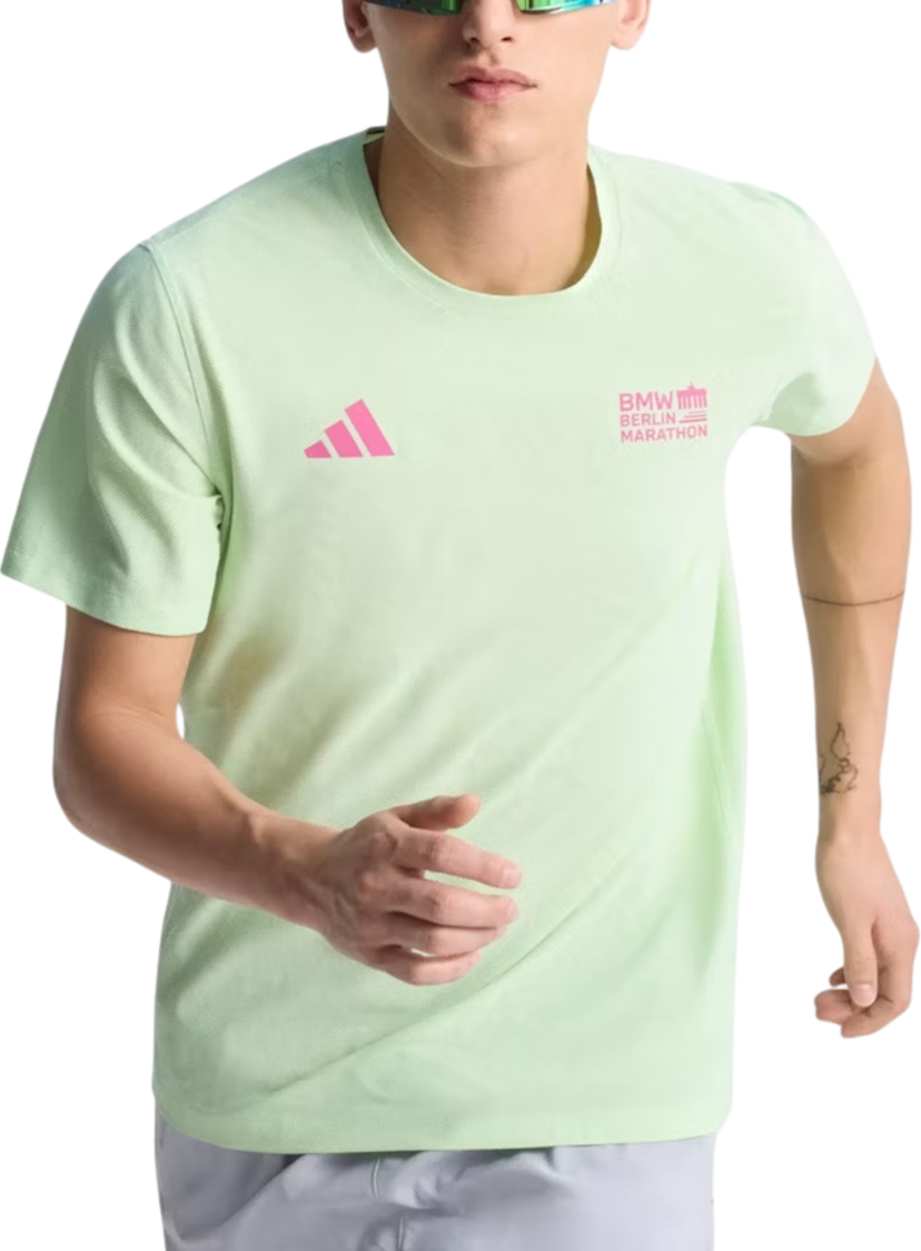 Тениска adidas Originals Adidas BMW Berlin Marathon 2025 T-Shirt Зелено | jz6361