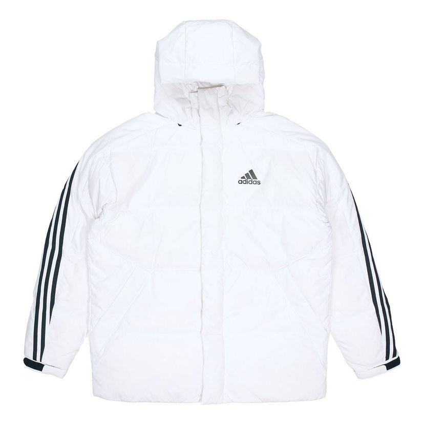 Парка adidas Originals 3st Puffy Down Hooded Jacket Бяло | H20755