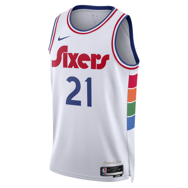 Фланелка Nike Dri-FIT NBA Swingman Joel Embiid Philadelphia 76ers City Edition 2024/25 Бяло | FQ4355-101, 1