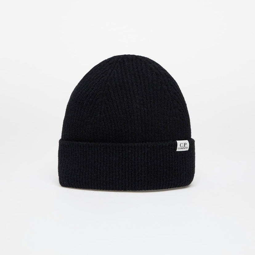 Шапка C.P. Company Fleece Knit Beanie Черно | 17CMAC300A006170A-999