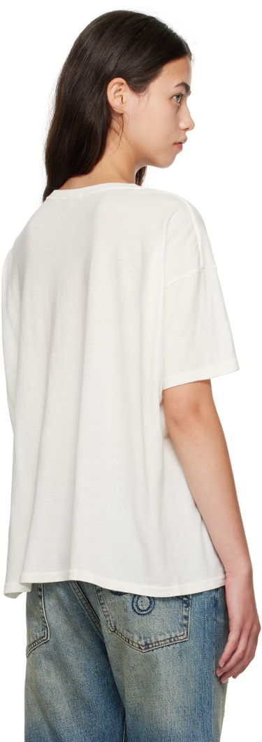 Тениска R13 R13 Relaxed T-Shirt "Fuck" Бяло | R13WK141-K115B, 2