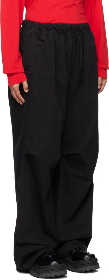 Карго панталони We11done We11done Tucked Wide Trousers Черно | WD-PT3-24-262-U-BK, 1
