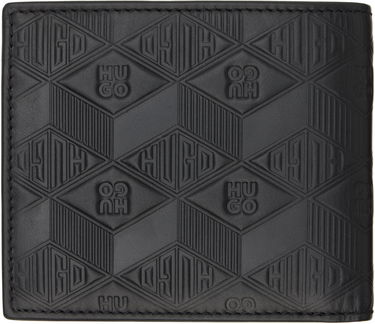 Портфейл BOSS Hugo Embossed Leather Wallet Черно | 50542006, 1