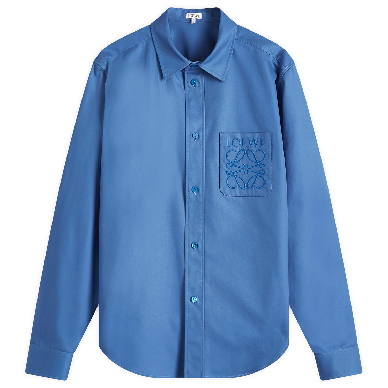 Риза Loewe Anagram Pocket Shirt Синьо | H526Y05X82-3797, 0