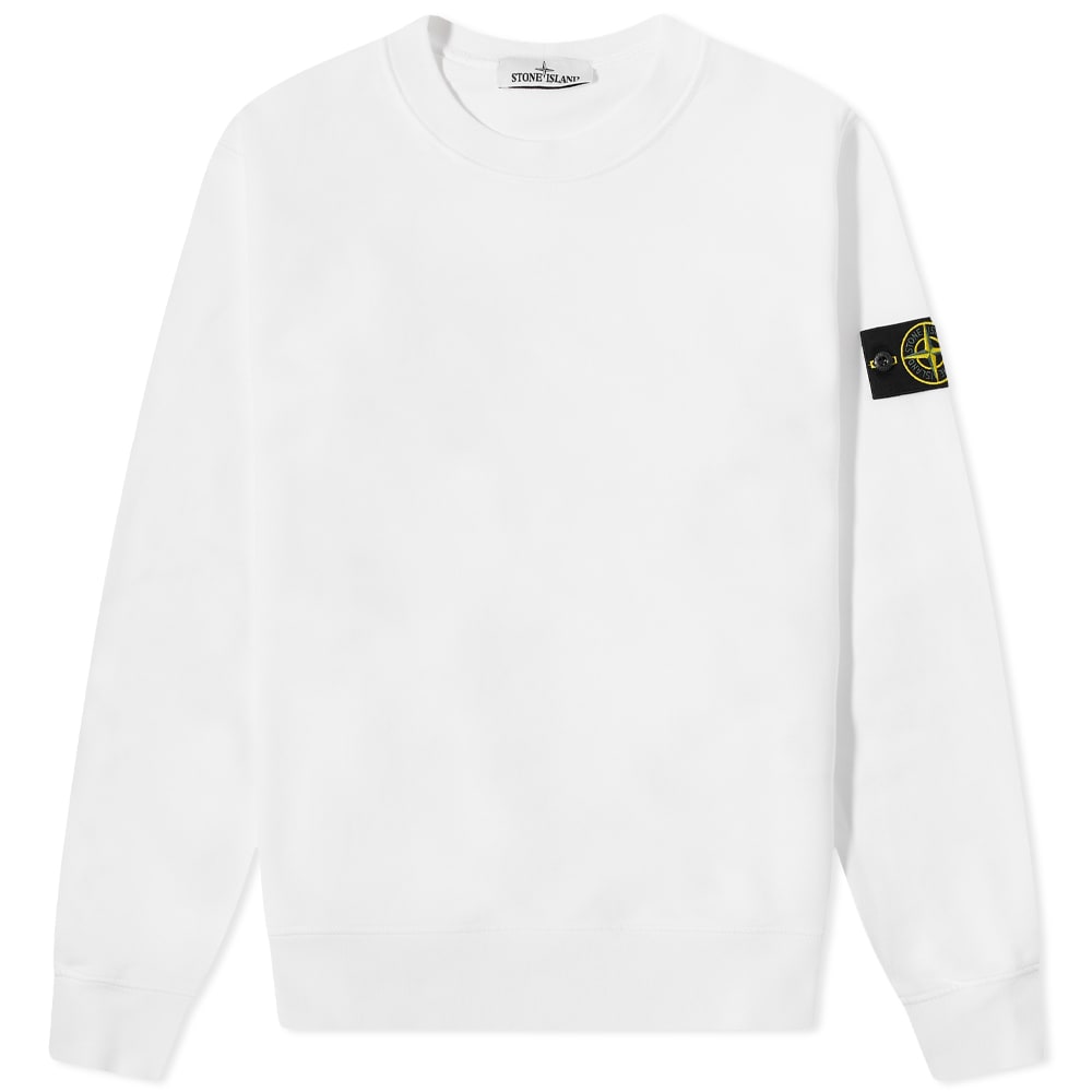 Пуловер Stone Island Garment Dyed Crewneck Бяло | 761563051-V0001, 0