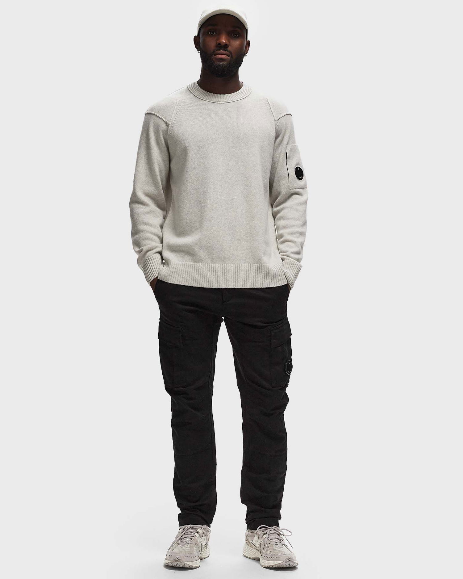 Карго панталони C.P. Company STRETCH SATEEN ERGONOMIC LENS DOUBLE CARGO PANTS Черно | 17CMPA186A005529G-999, 1