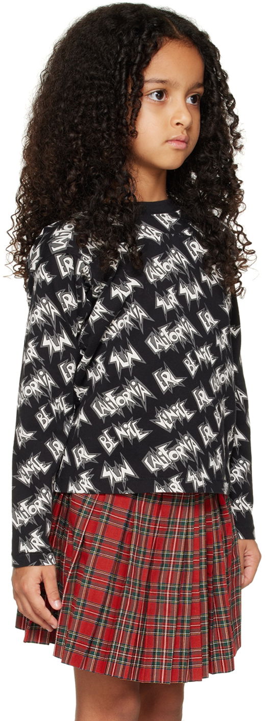 Тениска ERL ERL Printed Long Sleeve T-Shirt Червено | ERL05KT024, 1