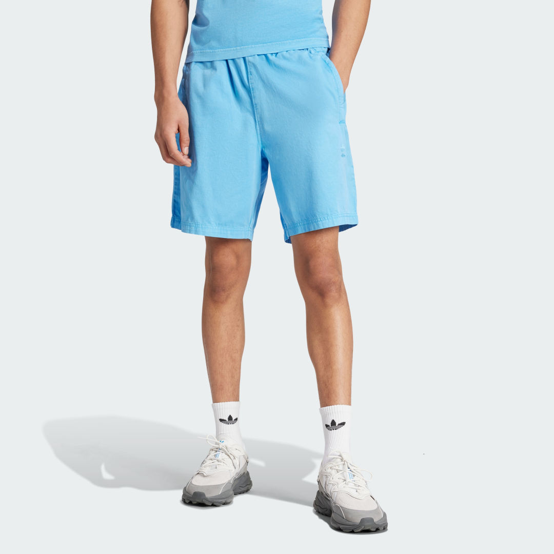 Къси панталони adidas Performance Trefoil Essentials+ Dye Woven Синьо | IS1731, 0