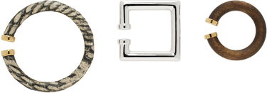 Обеци Jacquemus Jacquemus La Croisière "The Ear Jewelry" Ear Cuff Set Металик | 25E251JW748-3233, 0