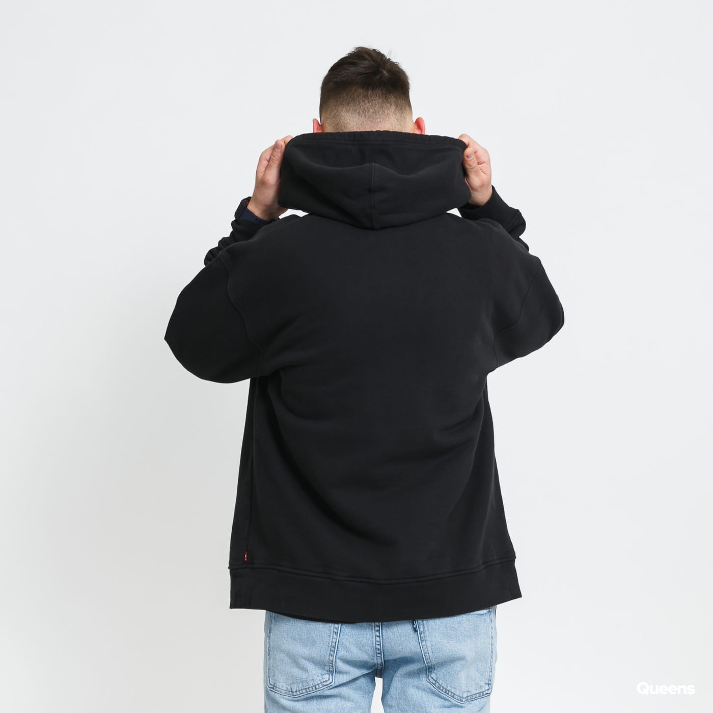 Суитчър Levi's Relaxed T2 Graphic Logo Hoodie Черно | 38479-0039, 1