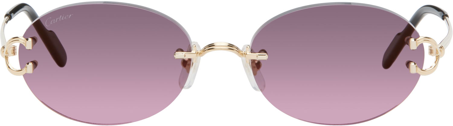 Слънчеви очила Cartier Cartier 'Signature C de Cartier' Sunglasses Лилаво | CT0551S-004, 0