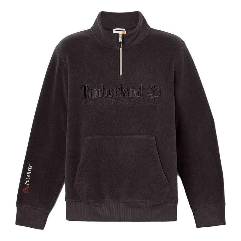 Суитчър Timberland Linear Logo Quarter Zip Sweatshirt Черно | A2NRK-001, 0