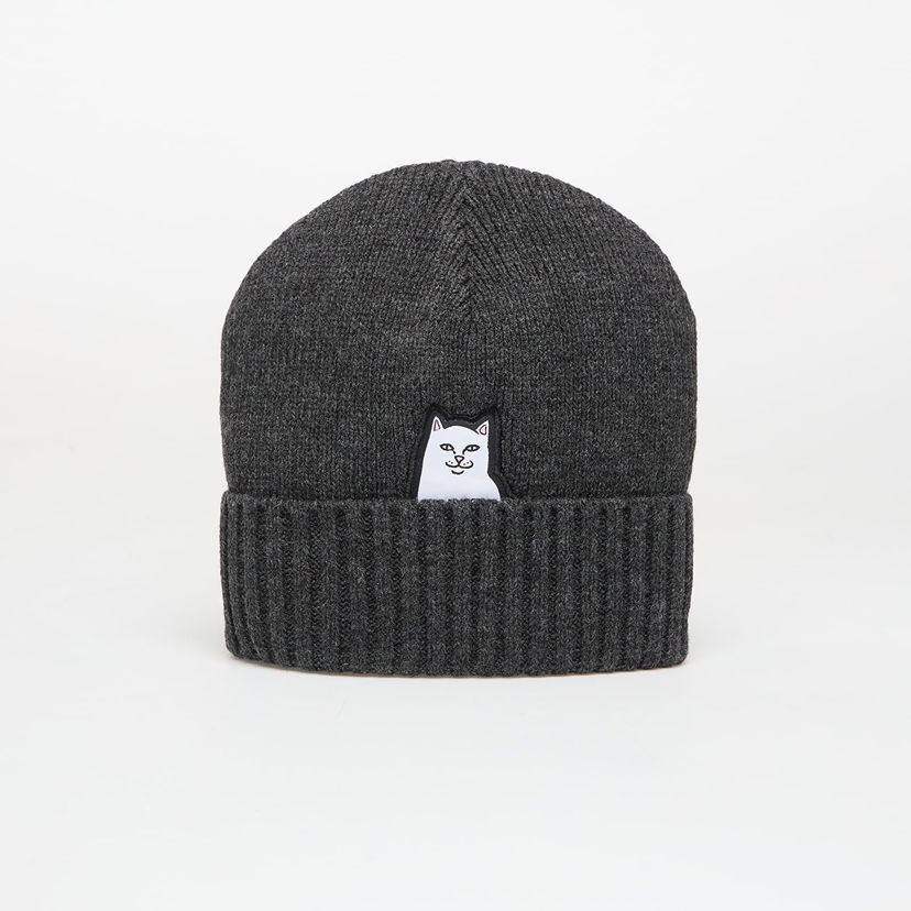 Шапка RIPNDIP Lord Nermal Beanie Universal Сиво | RNDHOL25163