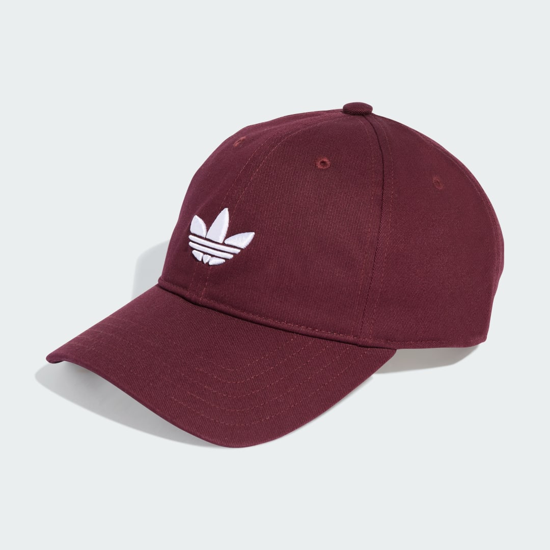 Шапка с козирка adidas Performance Adicolor Classic Trefoil Baseball Cap Бургунди | JZ4928, 0