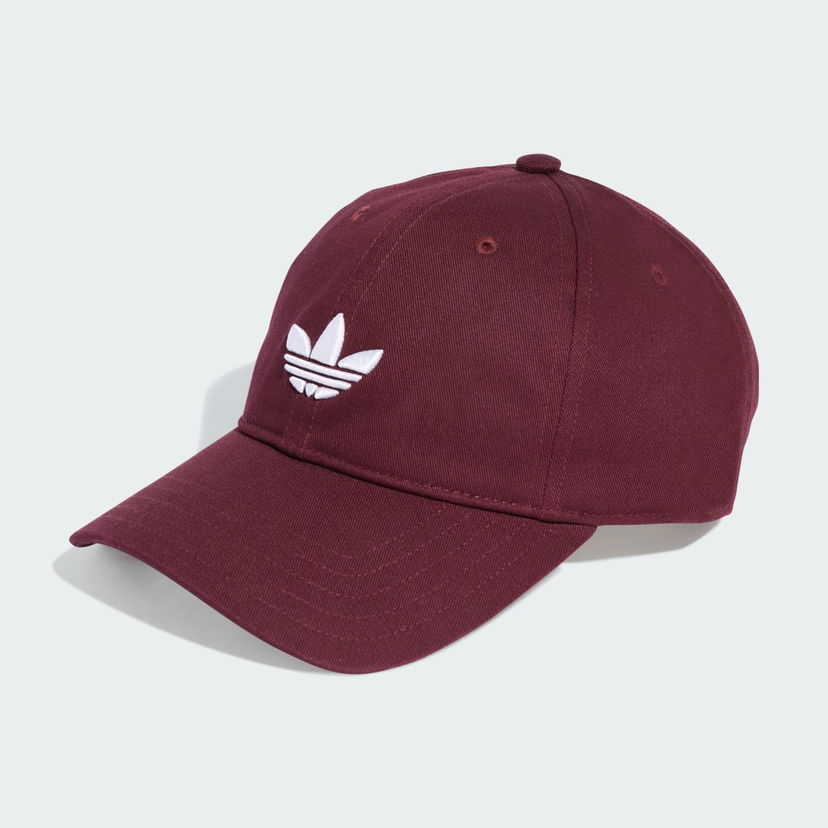Шапка с козирка adidas Performance Adicolor Classic Trefoil Baseball Cap Бургунди | JZ4928