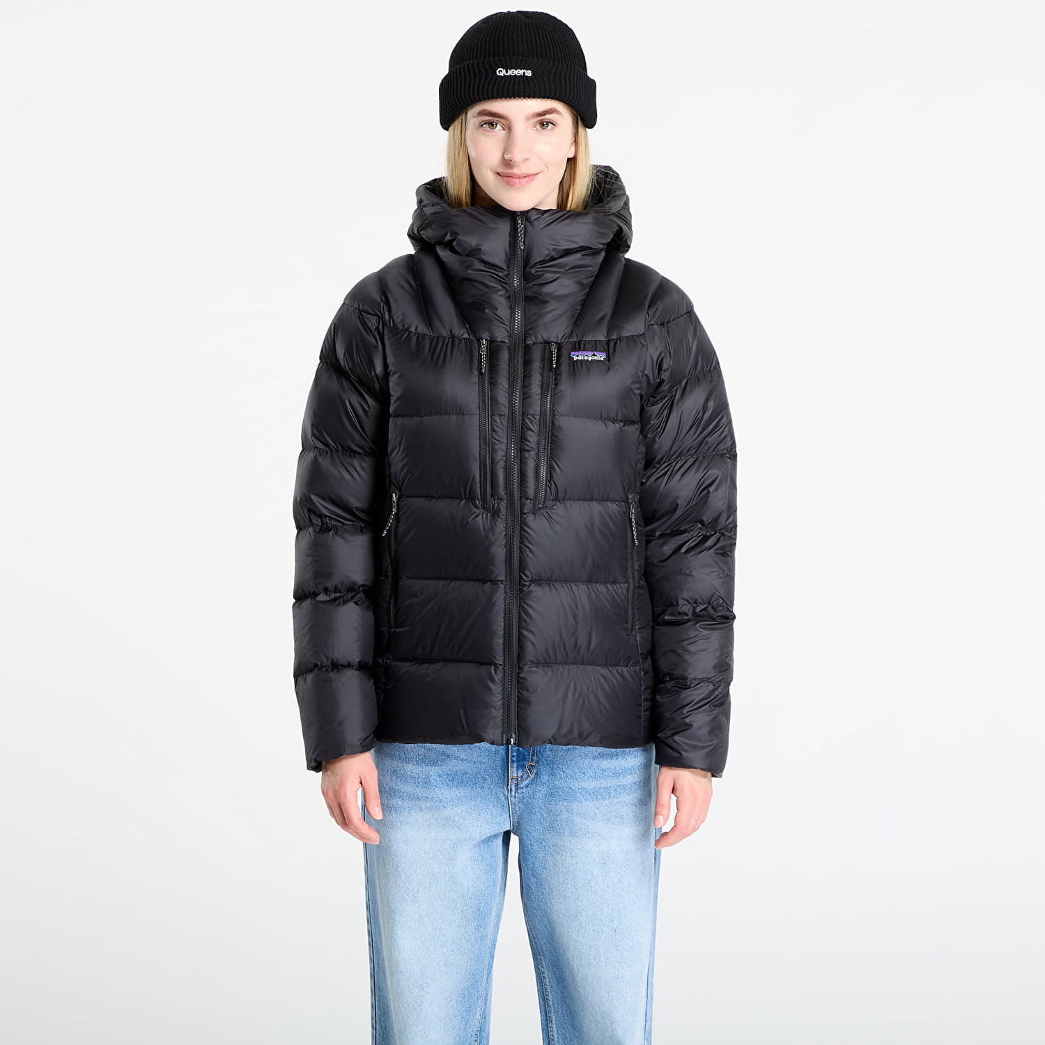 Пухо яке Patagonia Fitz Roy Down Hoody Черно | 85505 BLK, 0