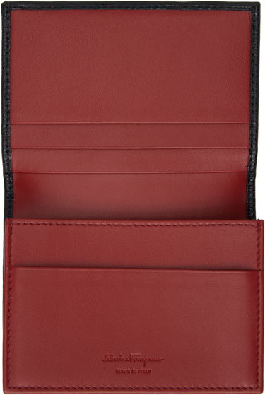 Портфейл FERRAGAMO Salvatore Ferragamo Gancini Card Holder Черно | 685948, 2