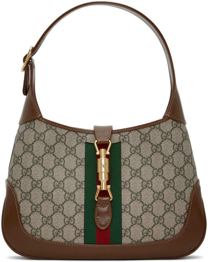 Дамска чанта Gucci Small 'Jackie 1961' Shoulder Bag Кафяво | 636706 HUHHG