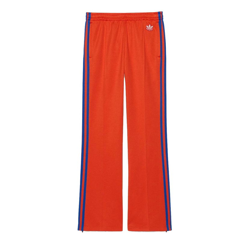 Спортни панталони Gucci adidas x Cotton Jersey Jogging Pant Orange/Blue Червено | ‎727535 XJEGU 7476
