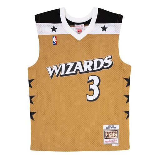 Фланелка Mitchell & Ness Mitchell & Ness Wizards Basketball Jersey Жълто | SMJYGS20042-WWIGOLD07CBT, 0