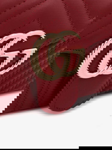 Дамска чанта Gucci GG MARMONT Бургунди | 443497AADPJ6207, 5