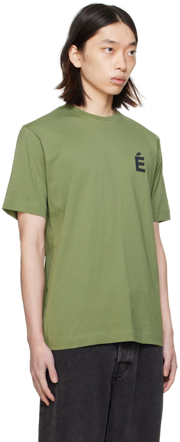 Тениска Études Wonder Patch T-Shirt Зелено | E24MM104A00733, 1