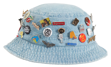 Шапка Supreme Pins Hat Тюркоазено | FW23H10 DENIM, 0