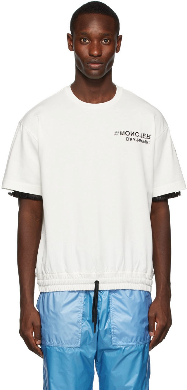 Grenoble White Logo T-Shirt