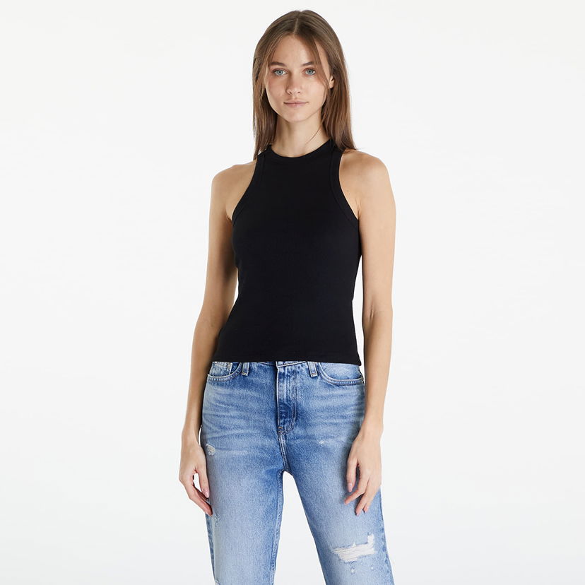 Потник Urban Classics Top Ladies Racer Back Rib Top Black Черно | TB6188-00007