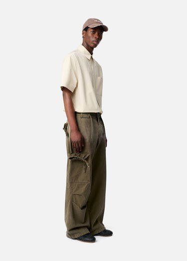 Карго панталони AXEL ARIGATO Dax Faded Wide-Leg Cargo Trousers Зелено | A3306001, 9