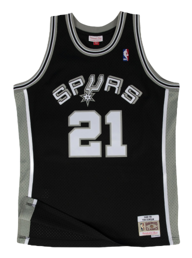 Фланелка Mitchell & Ness NBA Swingman Jersey San Antonio Spurs Tim Duncan Черно | SMJYGS18208-SASBLCK98TDU