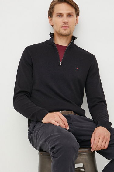 Пуловер Tommy Hilfiger Sweater Черно | MW0MW28049.9BYY, 0