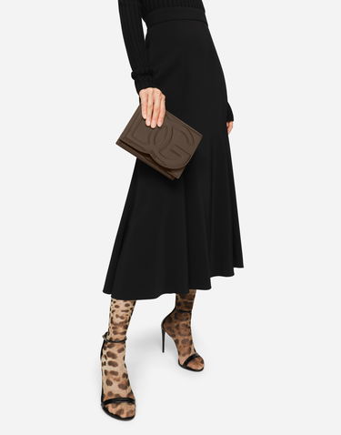 Чанта през рамо Dolce & Gabbana Brown Leather Logo Crossbody Bag Кафяво | BB7287A14718K095, 2