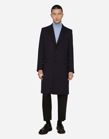 Пуловер Dolce & Gabbana Extra-fine Cashmere And Silk Turtleneck Sweater Синьо | GXL03TJDMS4B3784, 1