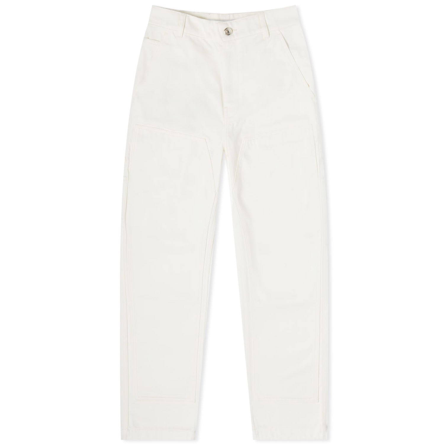 Дънки MAISON KITSUNÉ Worker Jeans Бяло | KW01191WW0072-P103, 0