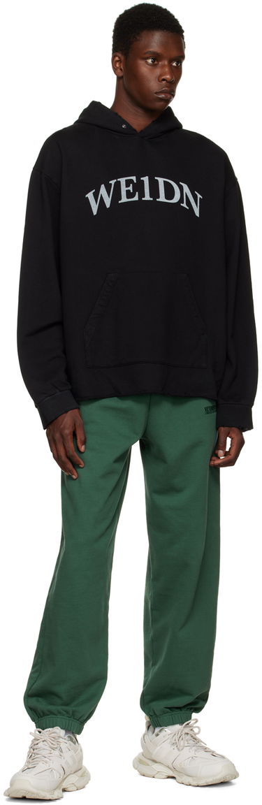 Суитчър We11done Distressed Hoodie Черно | WD-TH3-22-716-U-BK, 3