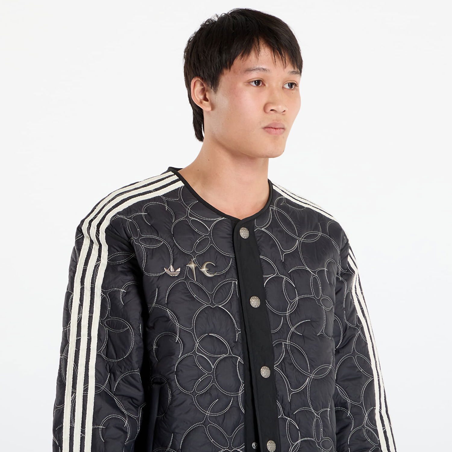 Пухо яке adidas Originals Padded Liner Jacket x Thug Club Черно | KC2231, 1