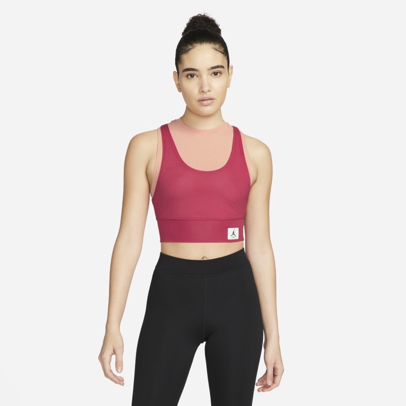Сутиен Jordan Jordan Essentials Cropped Top Червено | DN0602-614, 0