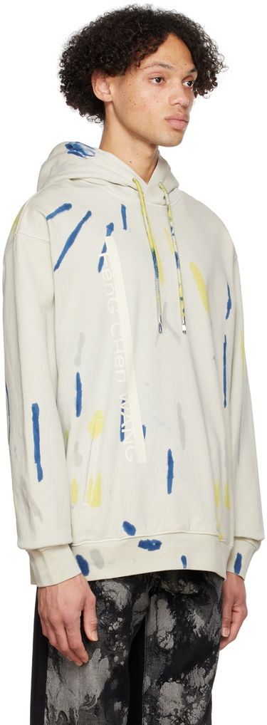 Суитчър Feng Chen Wang Feng Chen Wang Tie-Dye Hoodie Бяло | FMF14HD06W, 1