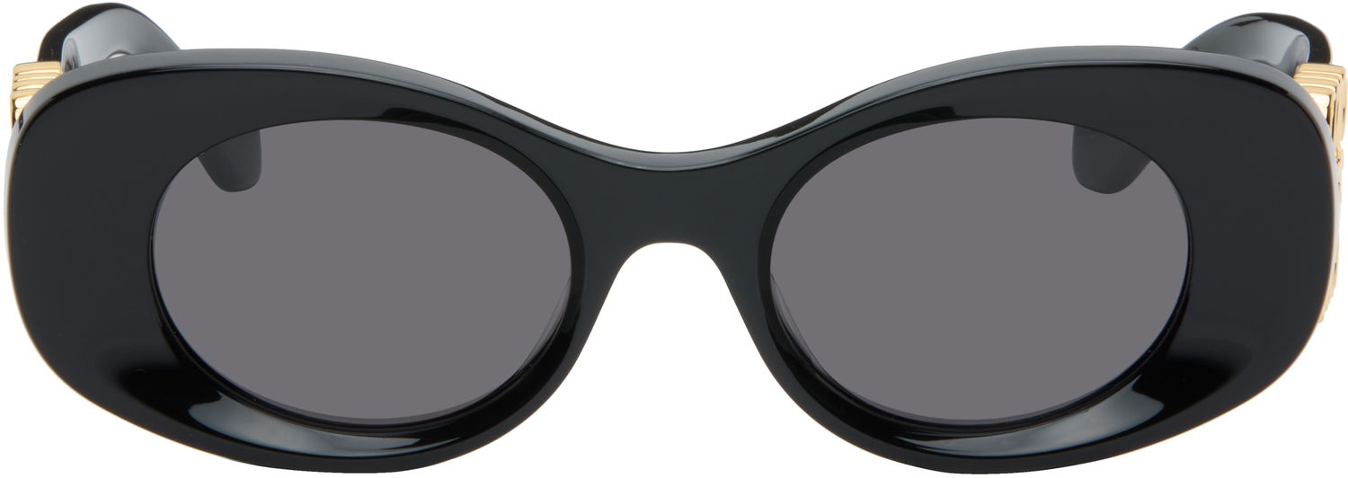 Слънчеви очила Loewe Beveled Oval Maxi Anagram Sunglasses Черно | LW40175UW4901A 192337240157, 0