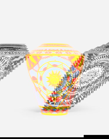 Домашен декор Dolce & Gabbana Dolce & Gabbana Small Amphora Porcelain Vase Многоцветен | TCC197TCAMVUC089, 0