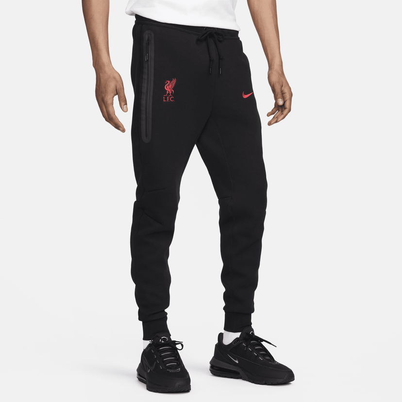 Спортни панталони Nike Liverpool FC Tech Pack Fleece Черно | FN8489-010