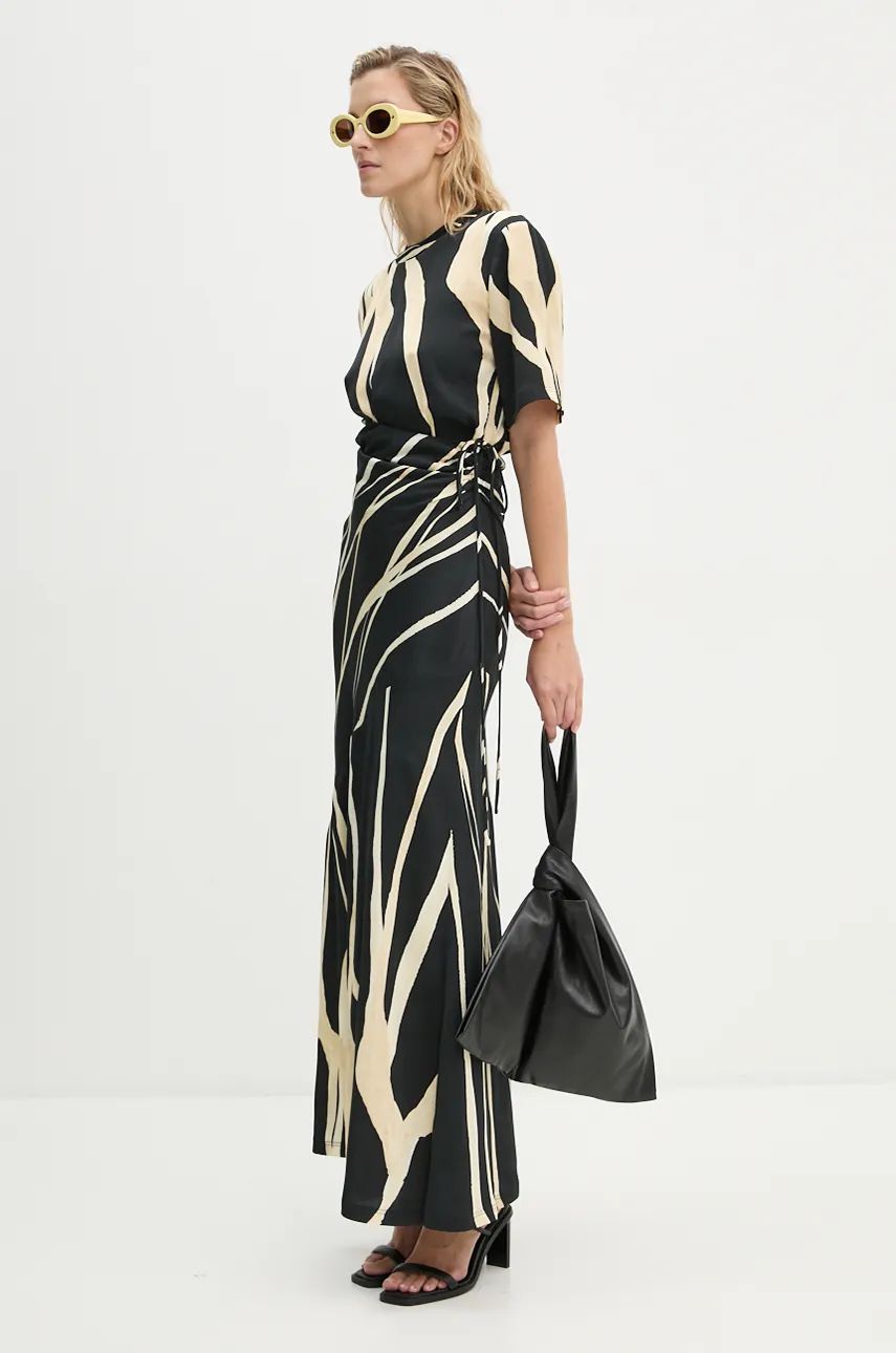 Pокля Nanushka Abstract Print Maxi Dress Черно | NW24PFBS20199, 1