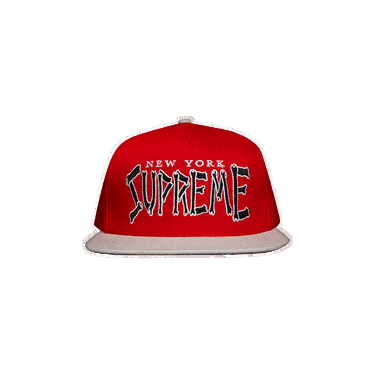 Шапка с козирка Supreme Bones Logo 5-Panel Червено | SS21H64 RED, 0