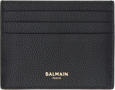 Портфейл Balmain Leather Card Holder Черно | EM1MA074LPOS, 1