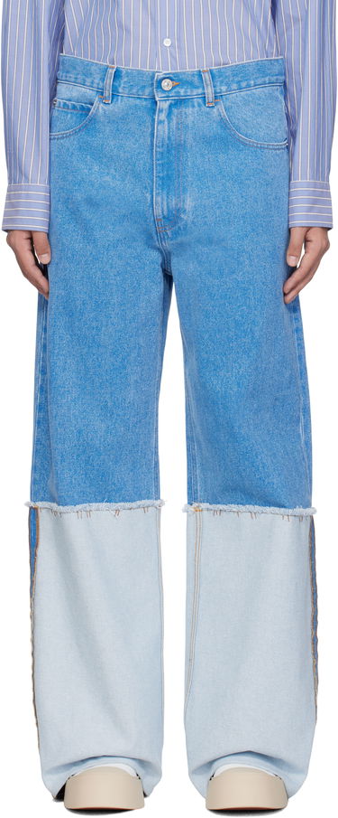 Дънки Marni Marni Two-Tone Wide Leg Jeans Синьо | PUJU0106S0 USCW91, 0