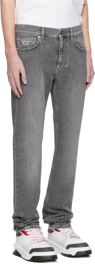 Дънки Versace Slim-Fit Jeans Сиво | 1011693_1A11274, 1