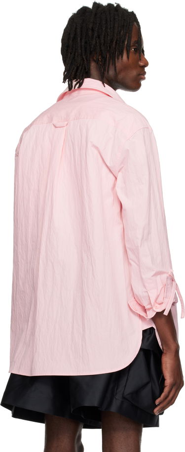 Риза Simone Rocha Simone Rocha Bow Detail Workwear Shirt Розово | 5319 1219, 2