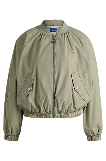 HUGO Paper-Touch Cotton Bomber Jacket