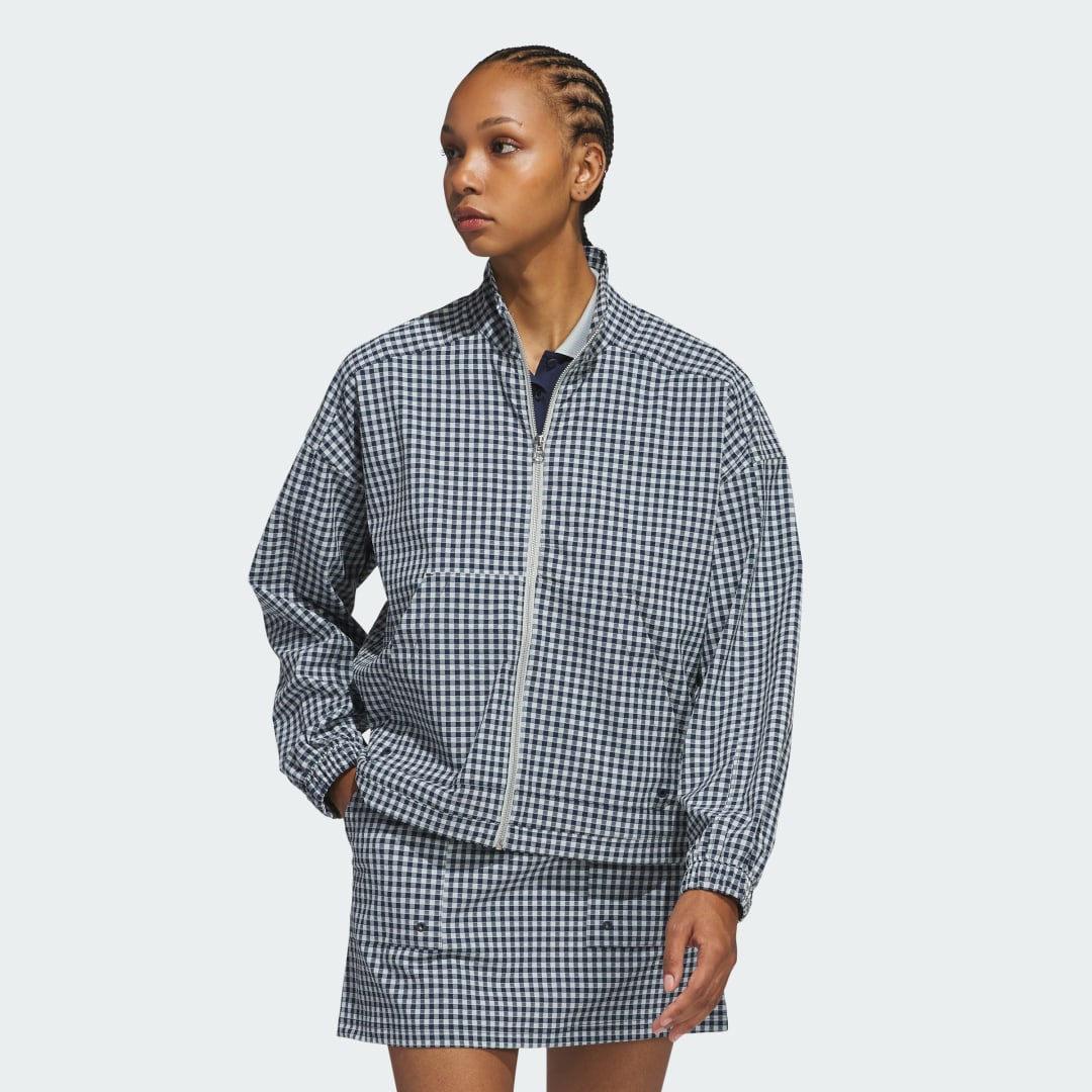 Ветровка adidas Performance Ultimate365 Gingham Jacket Синьо | IM7954, 0